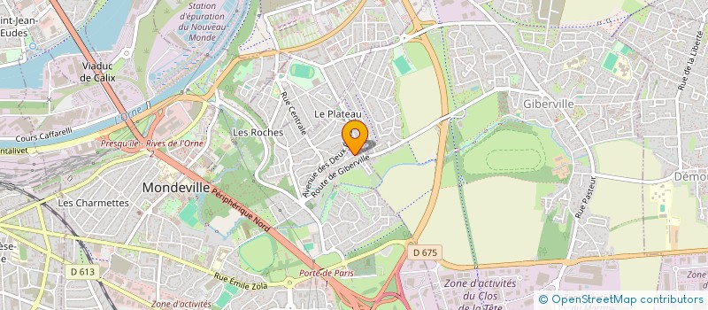 localisation de l'entreprise TECHNIGROUP  MONDEVILLE