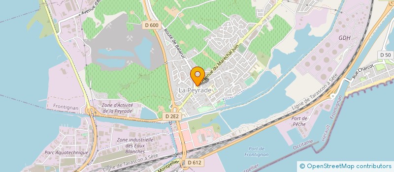 localisation de l'entreprise TECHNIK A + OCCITANIE à FRONTIGNAN
