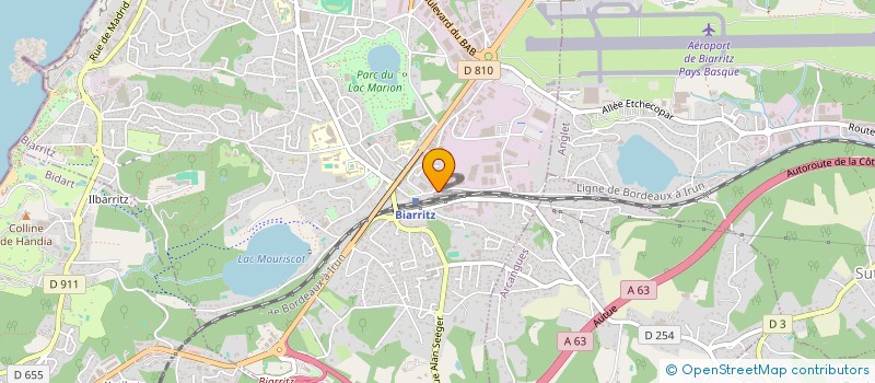 localisation de l'entreprise TECHNIK'ASSUR  BIARRITZ