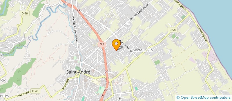 localisation de l'entreprise TECHNIK BAT à SAINT-ANDRE