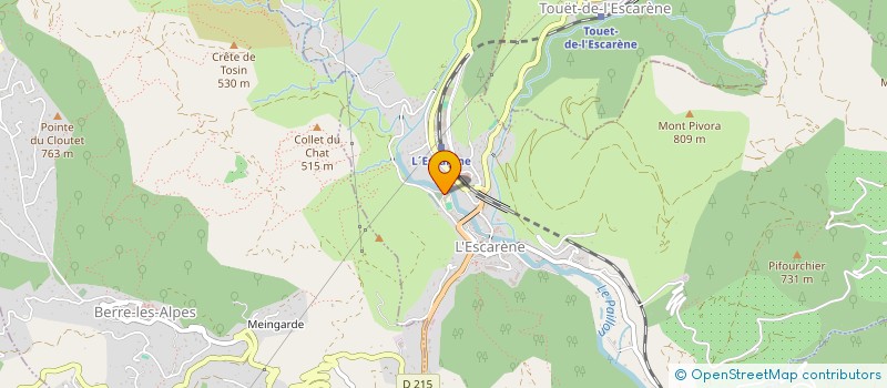 localisation de l'entreprise TECHNIK FROID 06  L'ESCARENE