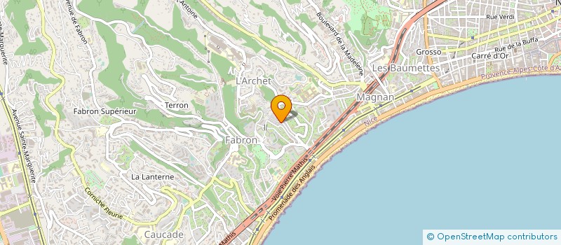 localisation de l'entreprise TECHNIK MOTO à NICE