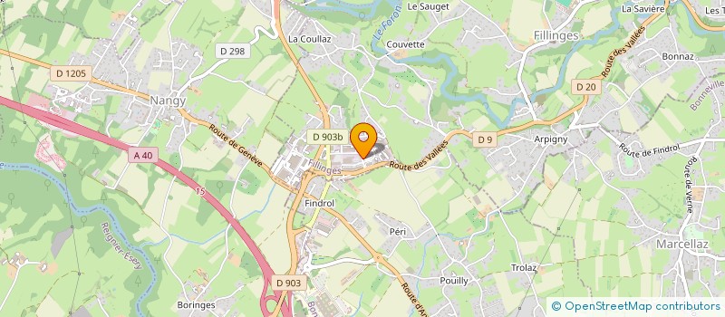 localisation de l'entreprise TECHNIK STORES à FILLINGES