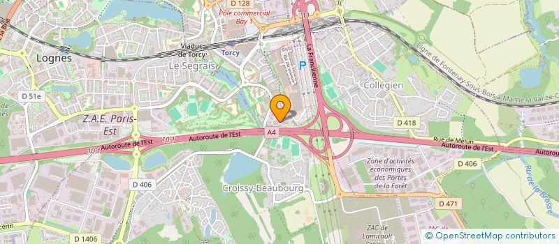 localisation de l'entreprise TECHNIL à TORCY