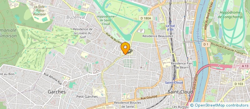 localisation de l'entreprise TECHNILABS à SAINT-CLOUD