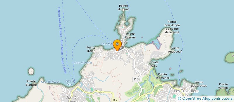 localisation de l'entreprise TECHNILAND à TROIS ILETS