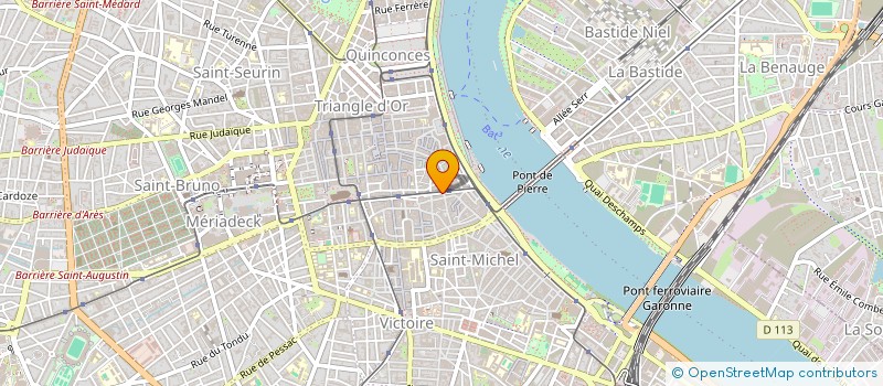 localisation de l'entreprise TECHNILIGHT à BORDEAUX