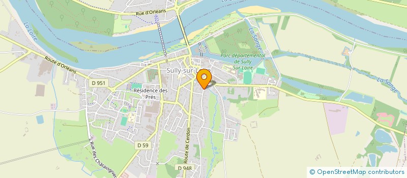 localisation de l'entreprise TECHNILOC à SULLY-SUR-LOIRE