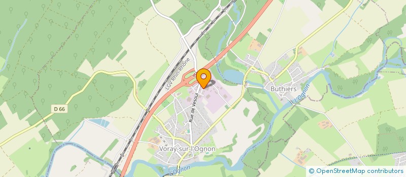 localisation de l'entreprise TECHNILUXE  VORAY-SUR-L'OGNON