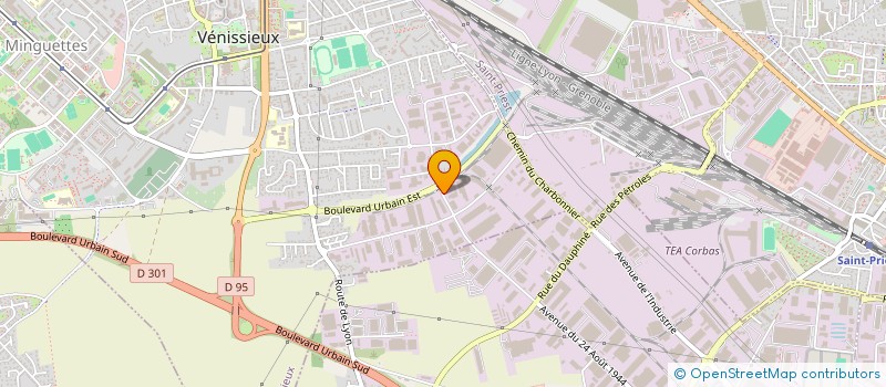 localisation de l'entreprise TECHNIM à VENISSIEUX