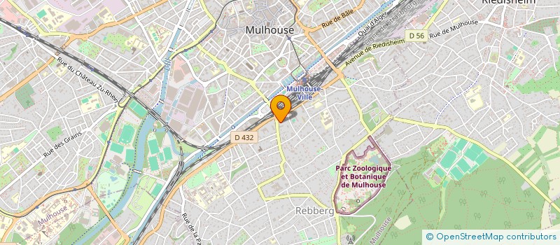 localisation de l'entreprise TECHNIM à MULHOUSE