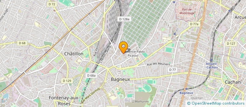 localisation de l'entreprise TECHNIM FRANCE à BAGNEUX