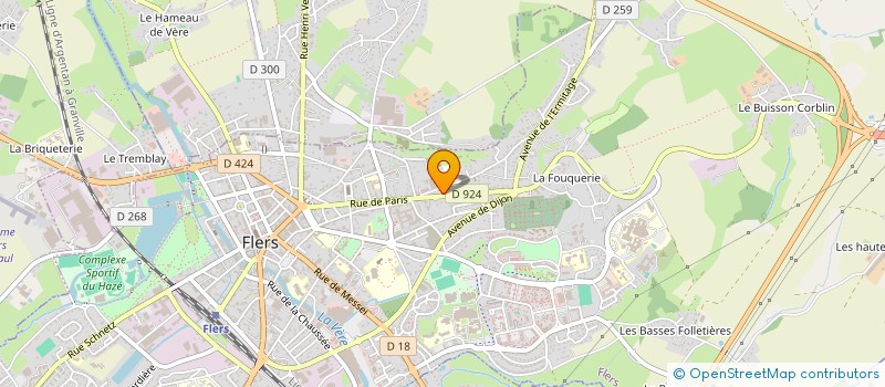 localisation de l'entreprise TECHNIMANUTENTION à FLERS