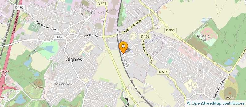 localisation de l'entreprise TECHNIMAP  OIGNIES