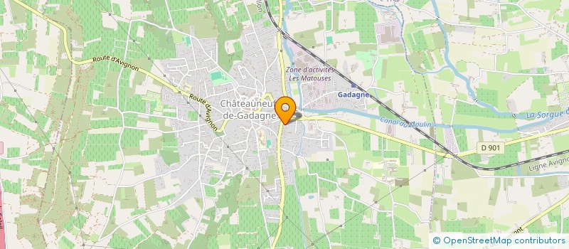 localisation de l'entreprise TECHNIMAST à CHATEAUNEUF-DE-GADAGNE