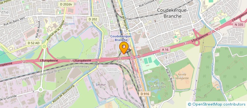 localisation de l'entreprise TECHNIMETAL SERVICES à COUDEKERQUE-BRANCHE