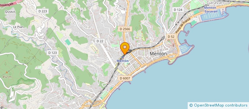 localisation de l'entreprise TECHNIMEX  MENTON