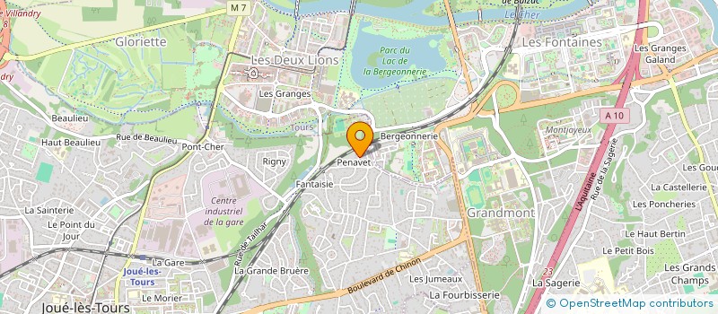 localisation de l'entreprise TECHNIMEX ETS DESHAYES à JOUE-LES-TOURS