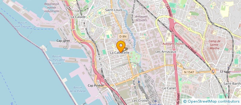 localisation de l'entreprise TECHNIP à MARSEILLE