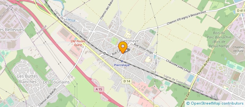 localisation de l'entreprise TECHNIPART à PIERRELAYE