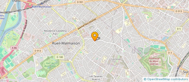 localisation de l'entreprise TECHNIPARTNERS IDF  RUEIL-MALMAISON