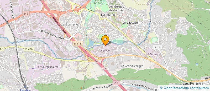 localisation de l'entreprise TECHNIPIPE  LES PENNES MIRABEAU