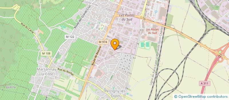 localisation de l'entreprise TECHNIPLUS BFC à MARSANNAY-LA-COTE