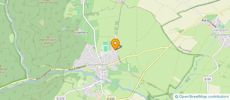 localisation de l'entreprise TECHNIPOND à DOSSENHEIM-SUR-ZINSEL