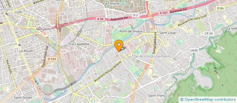 localisation de l'entreprise TECHNIPOSE à MARSEILLE