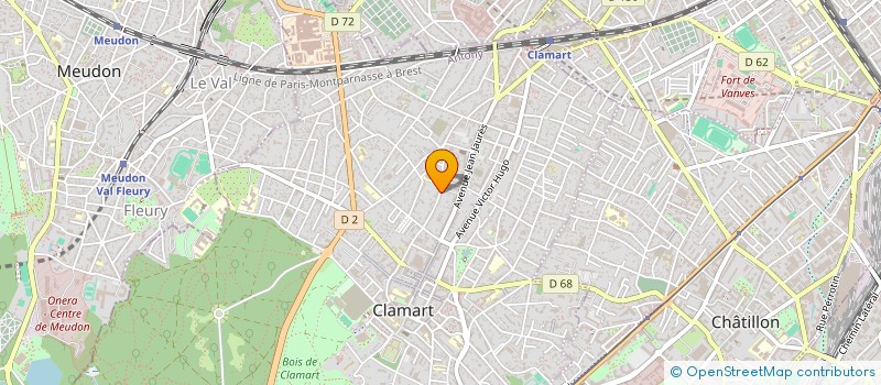 localisation de l'entreprise TECHNIPOSE à CLAMART