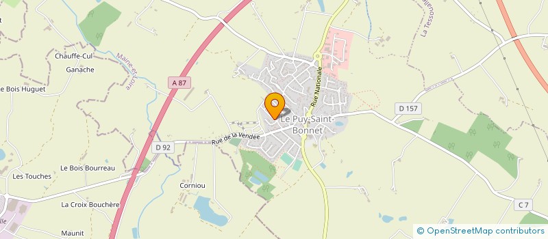 localisation de l'entreprise TECHNIPOSE à CHOLET