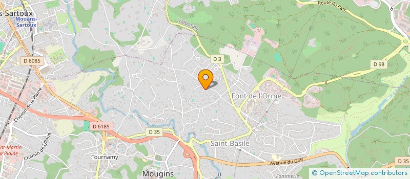 localisation de l'entreprise TECHNIPRO CONSEIL à MOUGINS