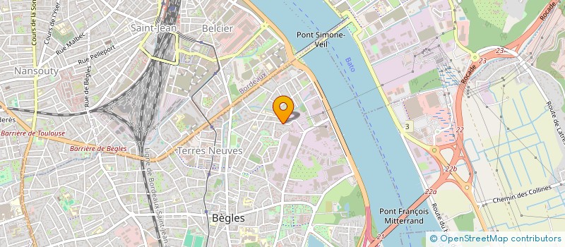 localisation de l'entreprise TECHNIPRODUCT à BEGLES