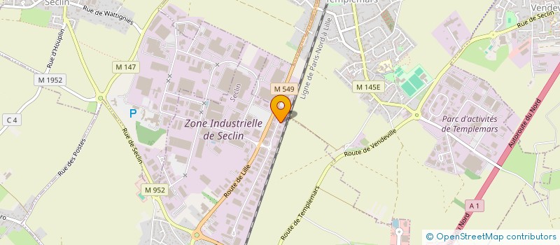 localisation de l'entreprise TECHNIPUB à SECLIN
