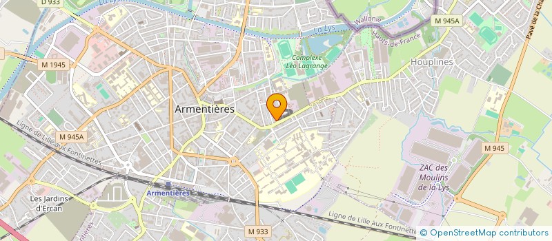localisation de l'entreprise TECHNIQ PENETROMETRIQUES AVANCEES APPLIQ à ARMENTIERES