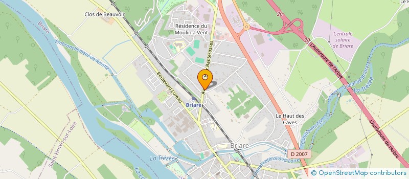 localisation de l'entreprise TECHNIQ REALISA NOUVEL COMPAGN  BRIARE