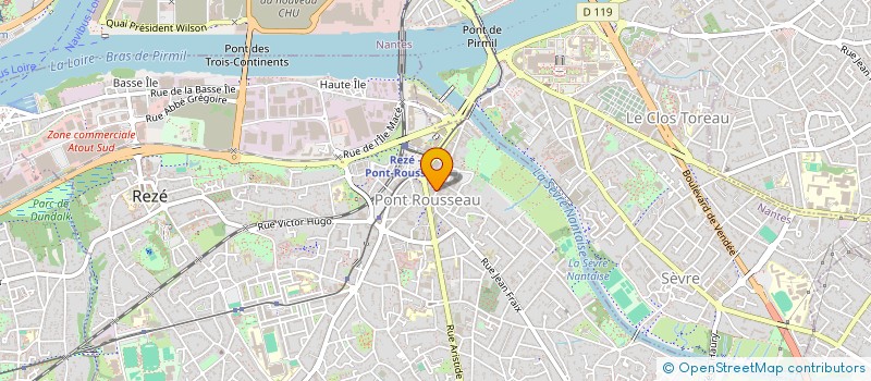 localisation de l'entreprise TECHNIQ'SHOW à REZE