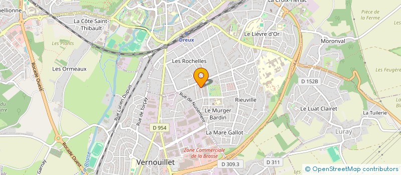 localisation de l'entreprise TECHNIQUE à DREUX
