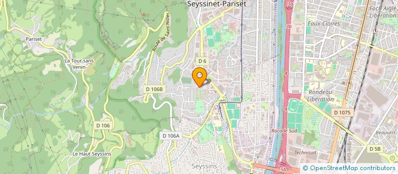 localisation de l'entreprise TECHNIQUE ALARME SECURITE à SEYSSINET-PARISET