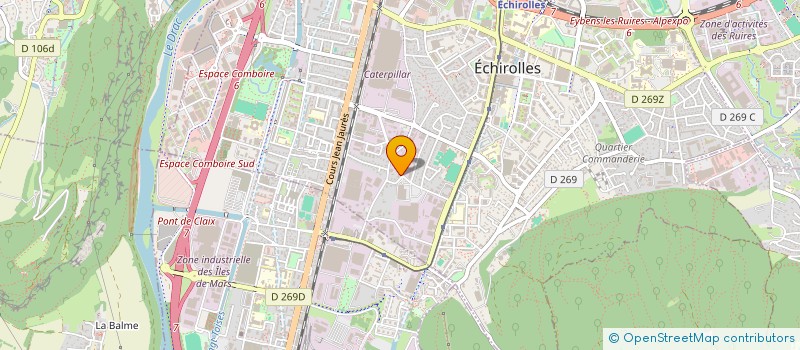 localisation de l'entreprise TECHNIQUE ANTENNES à ECHIROLLES