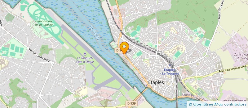localisation de l'entreprise TECHNIQUE APPLICATION MOTEUR à ETAPLES