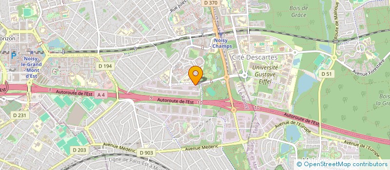localisation de l'entreprise TECHNIQUE AUTOS à NOISY-LE-GRAND