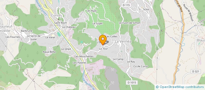 localisation de l'entreprise TECHNIQUE & CONCEPTION à CONTES