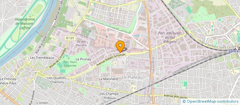 localisation de l'entreprise TECHNIQUE DE FILTRATION à SARTROUVILLE