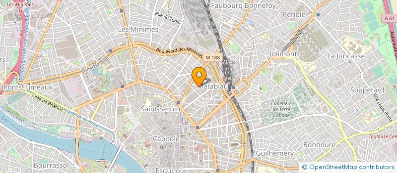 localisation de l'entreprise TECHNIQUE DE L'OR ET DE LA PIERRE PRECIE à TOULOUSE