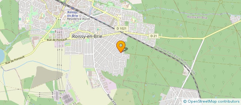 localisation de l'entreprise TECHNIQUE DE SECOND OEUVRE  ROISSY-EN-BRIE