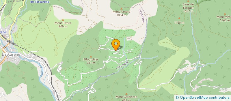 localisation de l'entreprise TECHNIQUE DEPANNAGE 06  L'ESCARENE