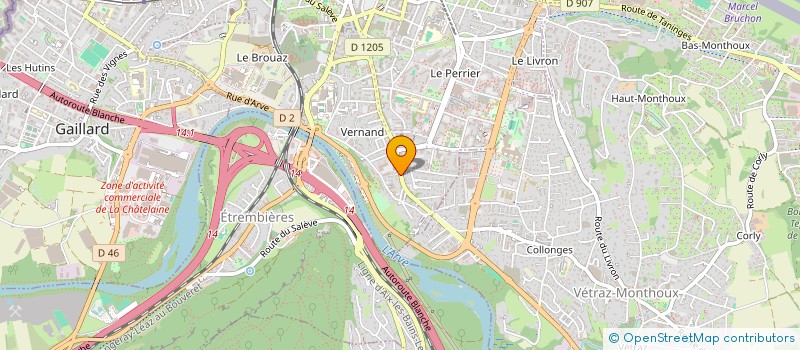 localisation de l'entreprise TECHNIQUE DIFFUSION COOPERATION à ANNEMASSE