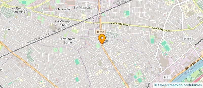 localisation de l'entreprise TECHNIQUE ECO-DRIVE  BEZONS