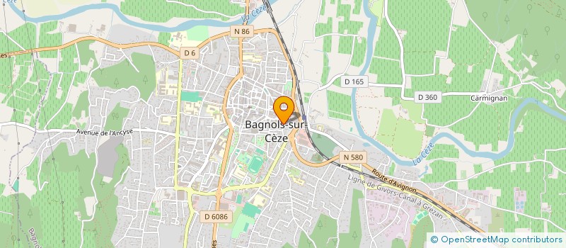 localisation de l'entreprise TECHNIQUE ECONOMIE & ASSISTANCE A LA MAITRISE DE CHANTIER à BAGNOLS-SUR-CEZE